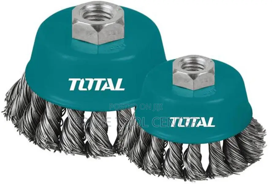 Total Wire cup brush Dia: 100mm, 4″
