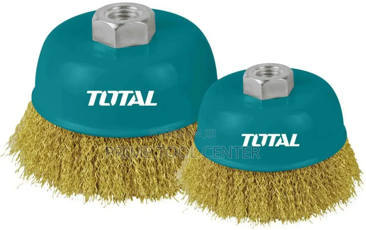 Total Wire cup brush Dia: 100mm, 4″