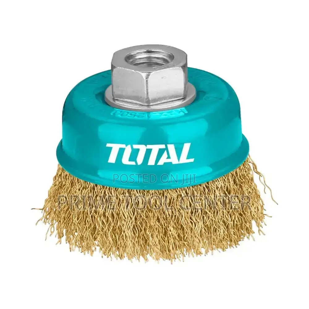 Total Wire cup brush Dia: 75mm, 3″