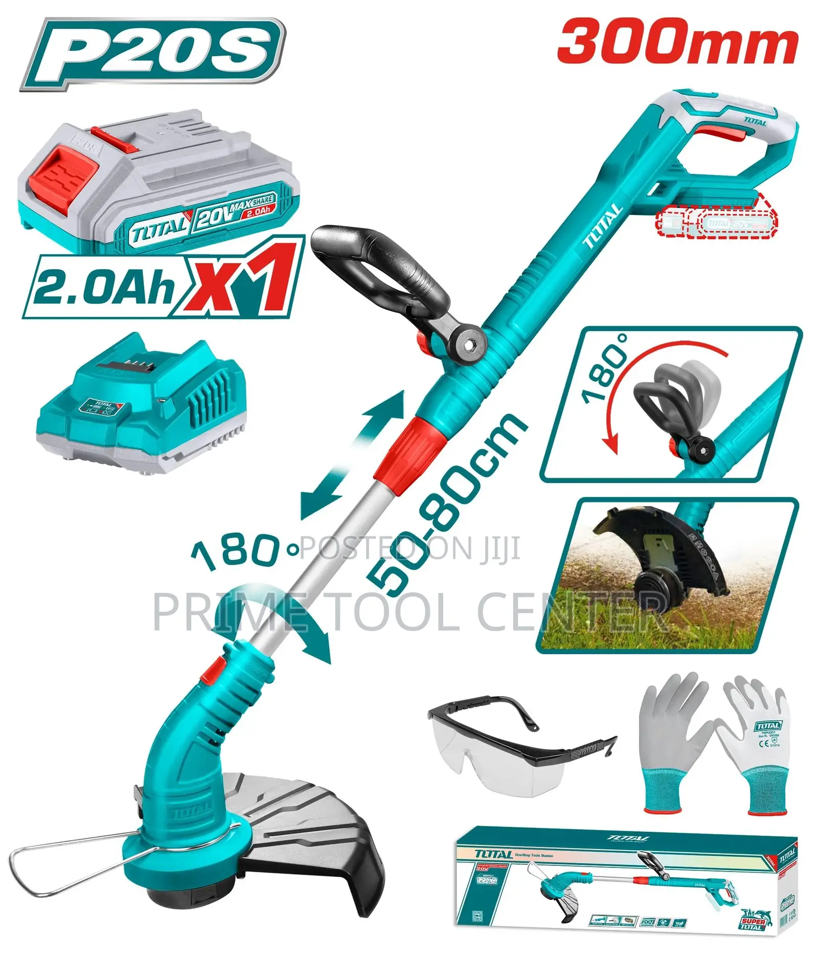 Total Lithium-ion grass trimmer 20V