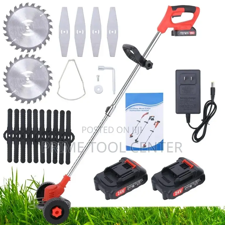 Cordless grass trimmer with 48v battery