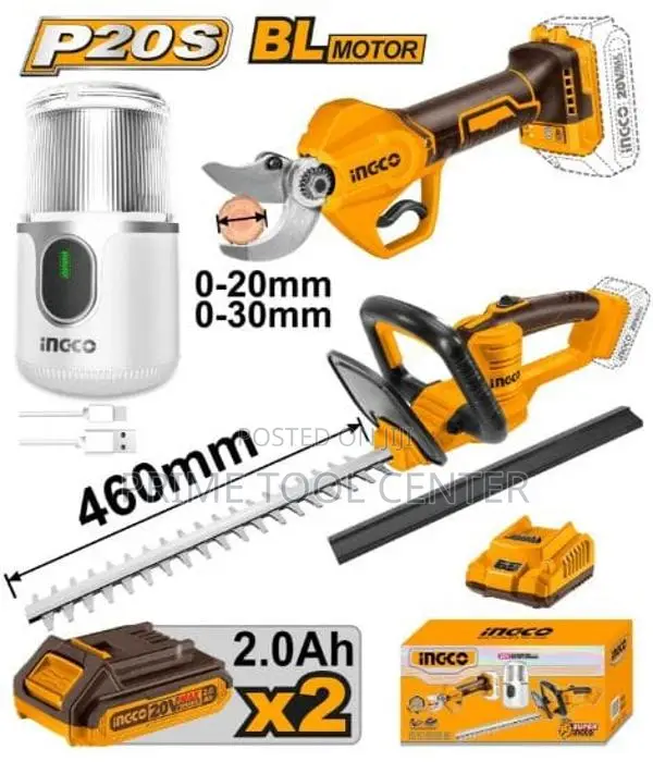 Ingco Cordless 3 Pcs combo kit 20V