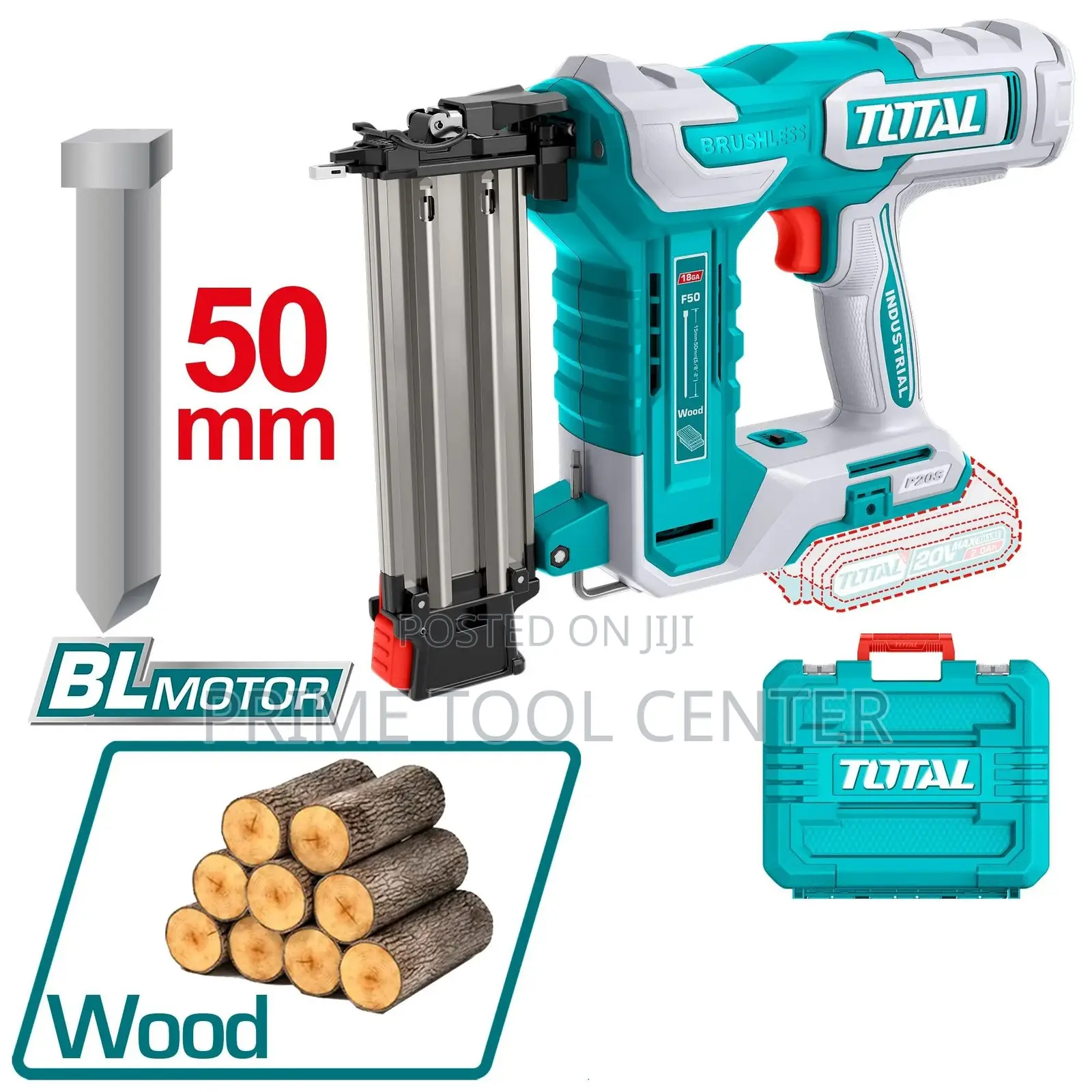 Quality Total Cordless brad nailer 20v TCBNLI5005
