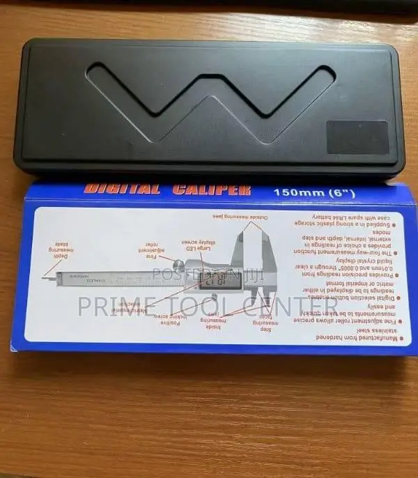 Digital Vanier caliper 150mm stainless