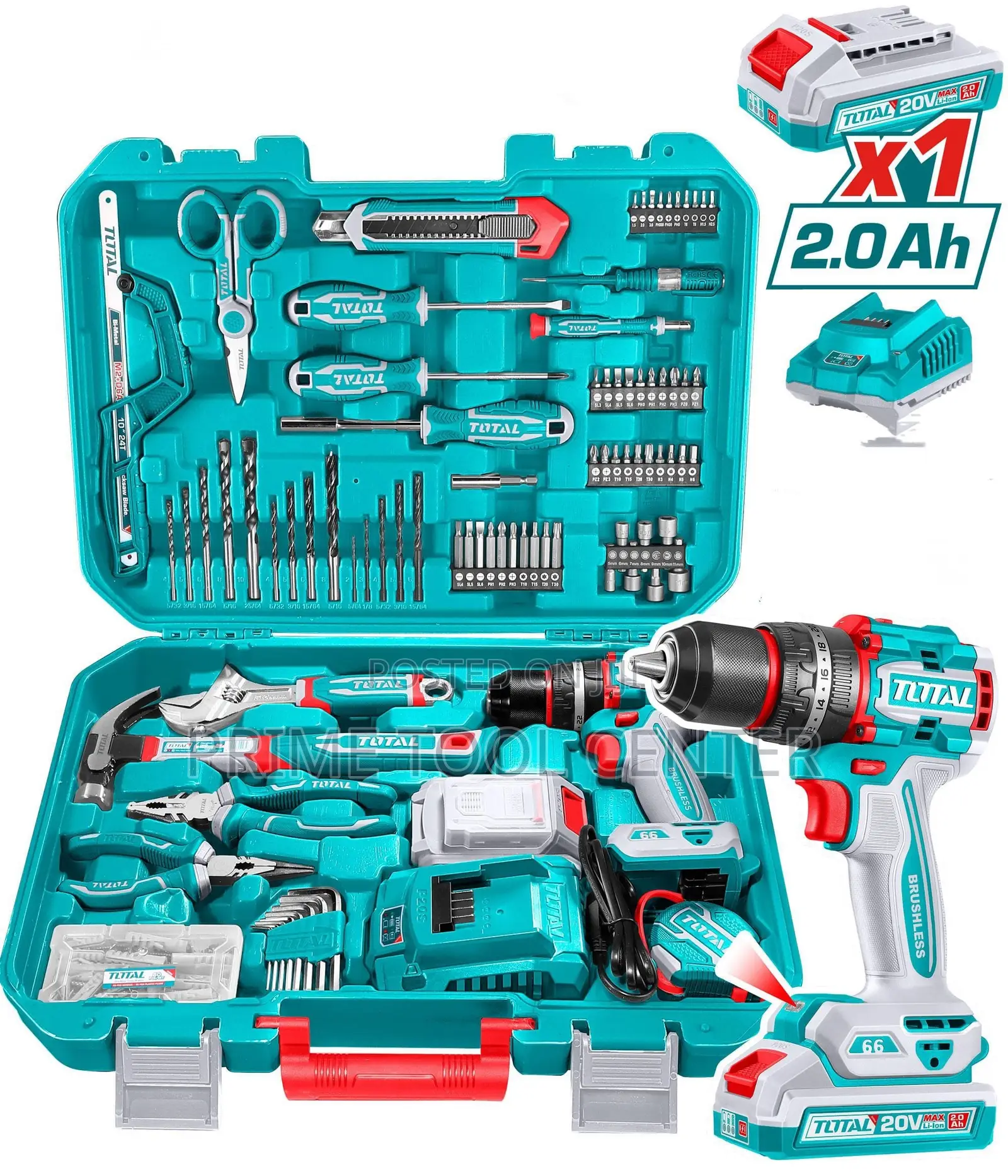 Total THKTHP11652 165 Pcs Tools set