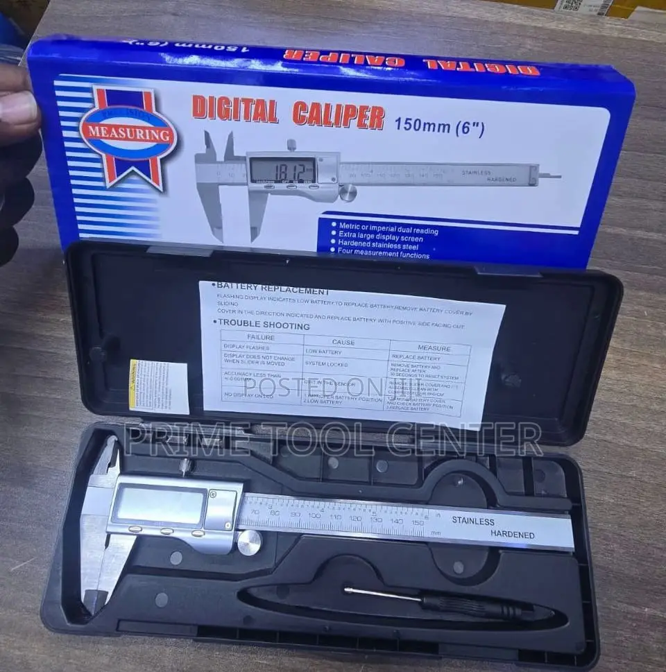 Digital caliper stainless 150mm