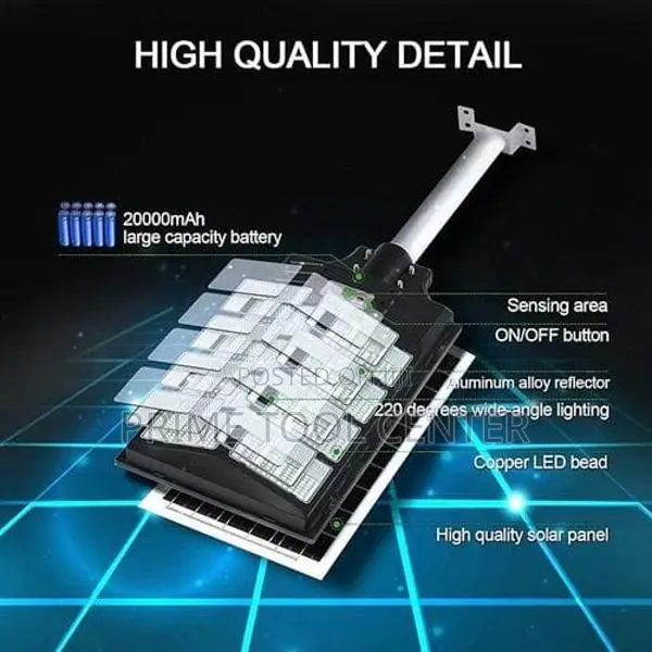 Solar Light High Powered, Dusk to Dawn 1500W