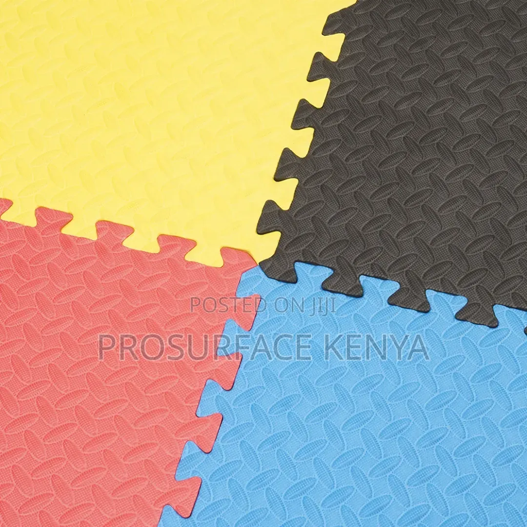 Heavy-Duty EVA Gym Flooring 1×1m | 25mm Exercise Mat