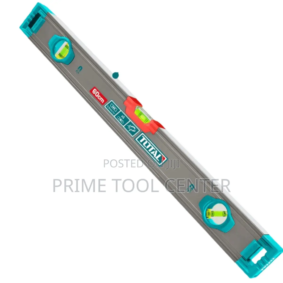 Total Spirit level with powerful magnets Length: 60cm