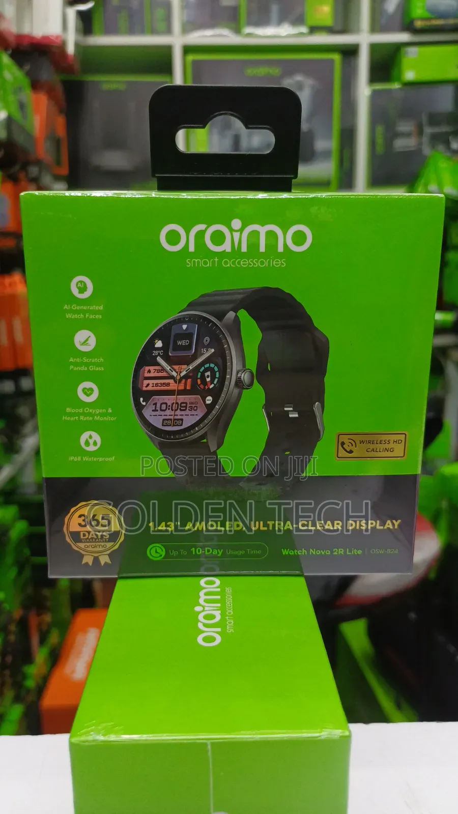 Oraimo Watch Nova 2R Lite 1.43" AMOLED 30-Day Standby Smart Watch