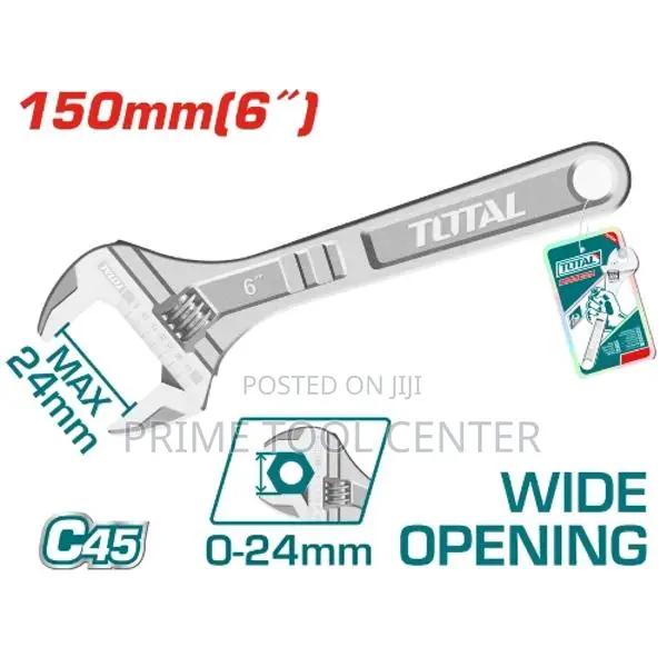 Total Adjustable wrench Length:150mm(6″)
