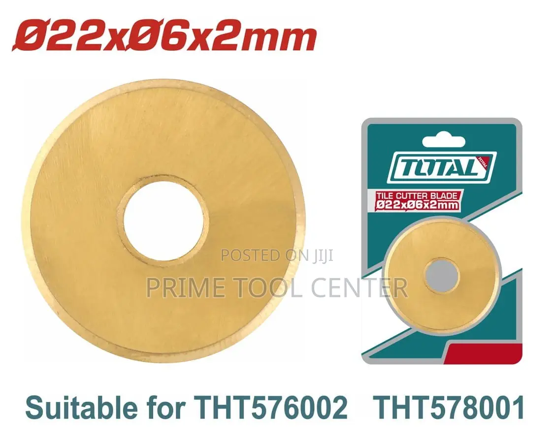 Total Tile cutter blade size:Ø22xØ6x2mm
