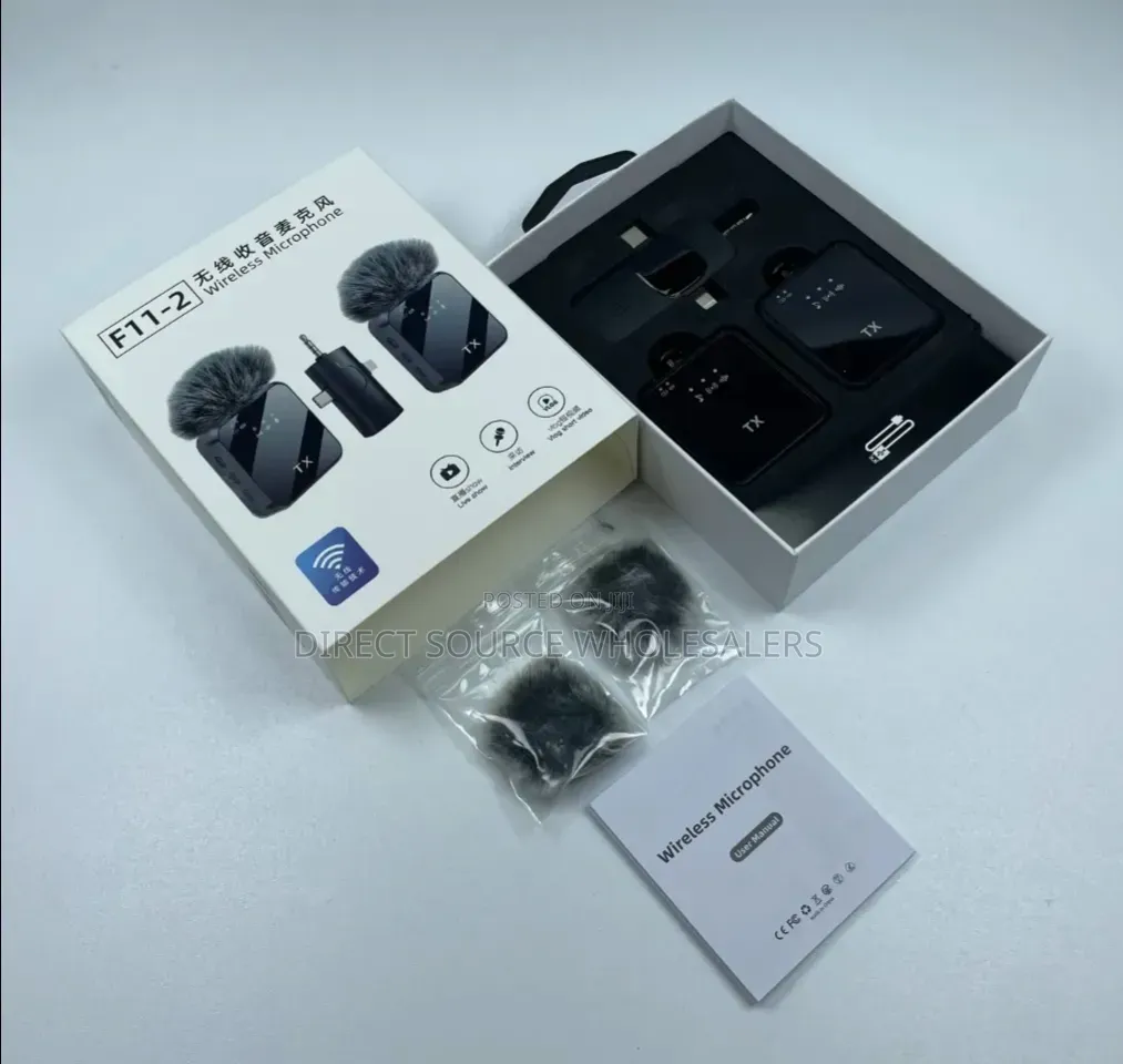 F11-2 Professional Wireless Microphone for TikTok YouTube