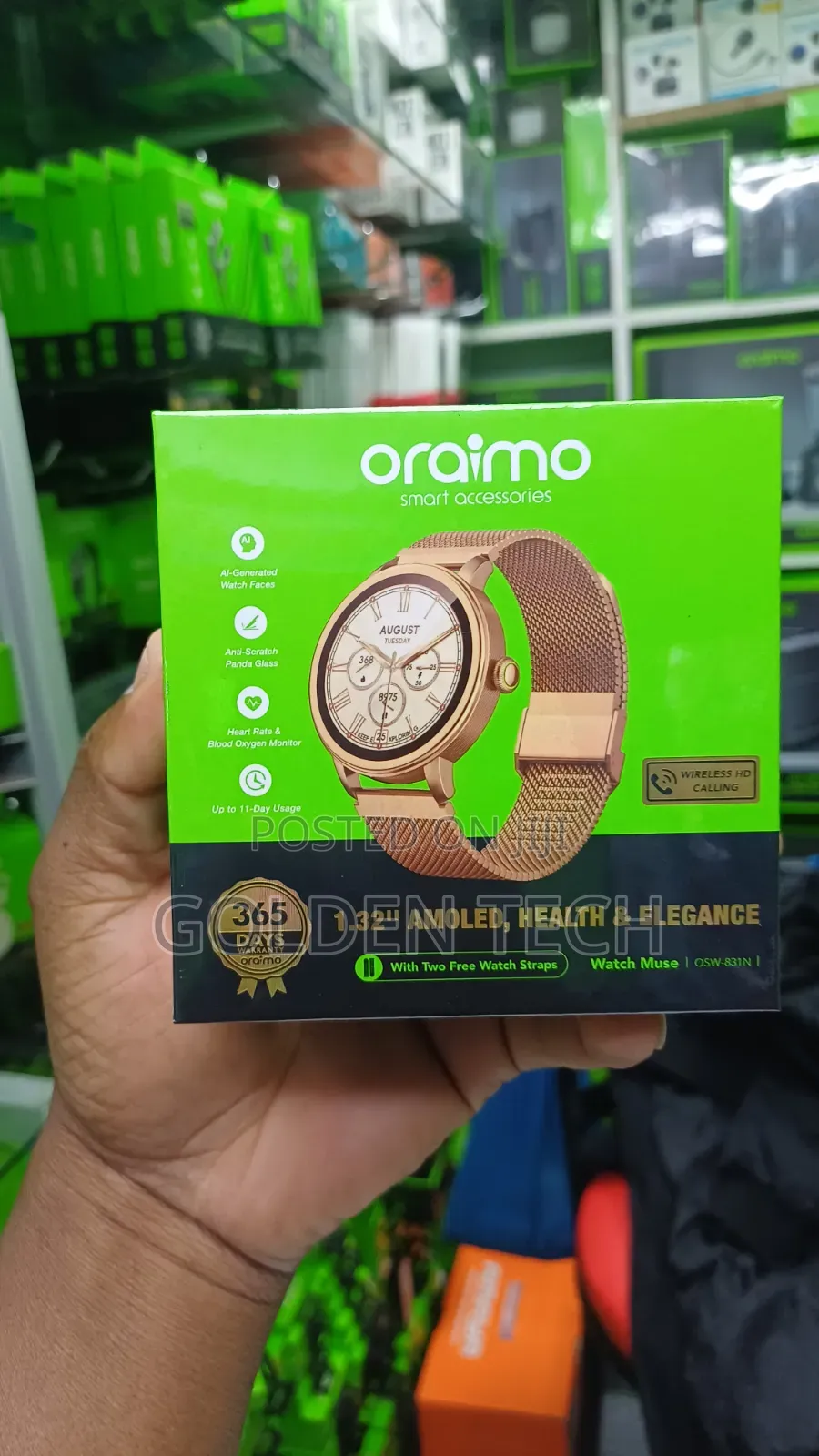 Oraimo Muse Classic Ladies Smartwatch AMOLED OSW-831N