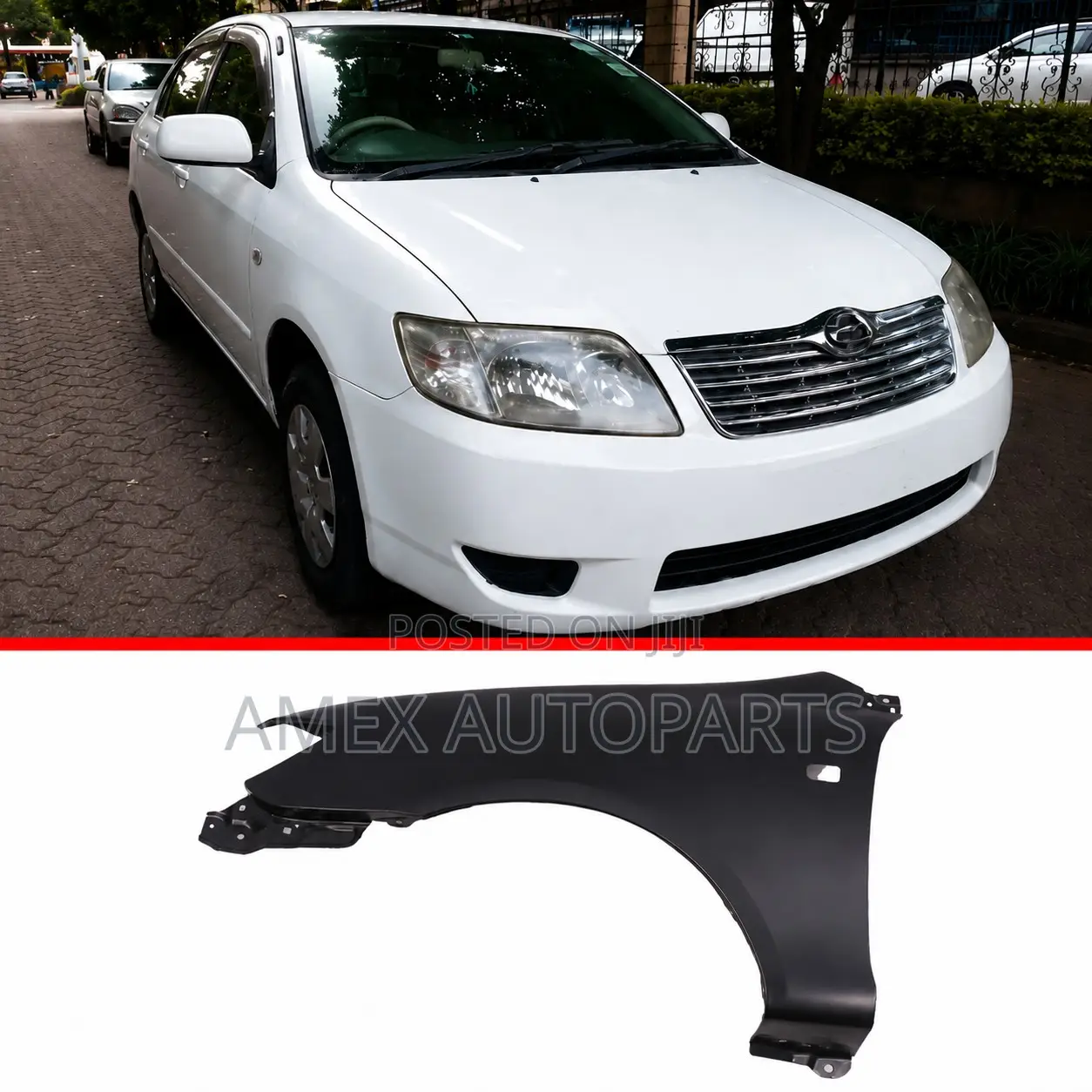 Front Fender Toyota Corolla Nze 2005 Onwards