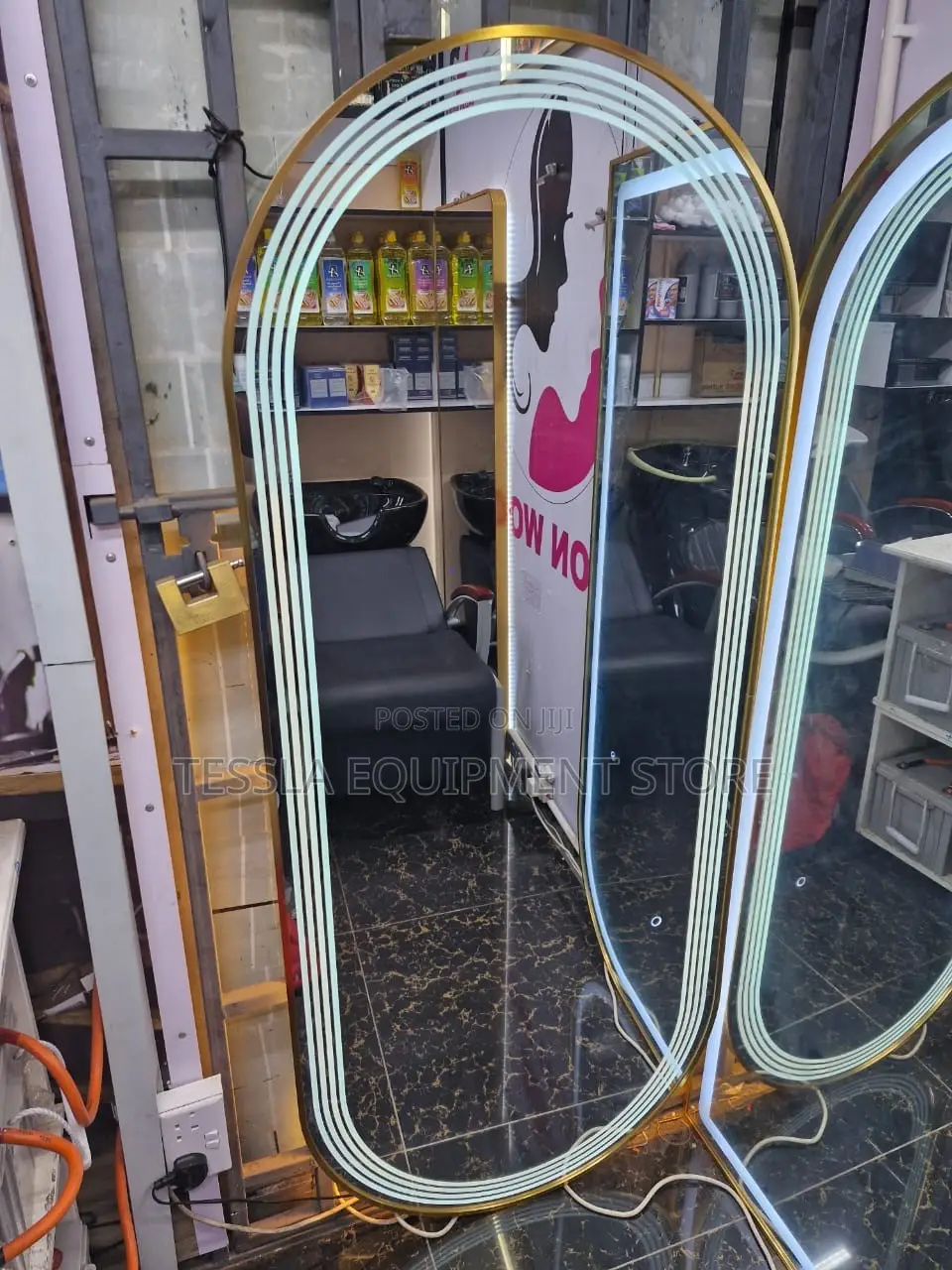 Curved Led Mirror (2m X 70cm)