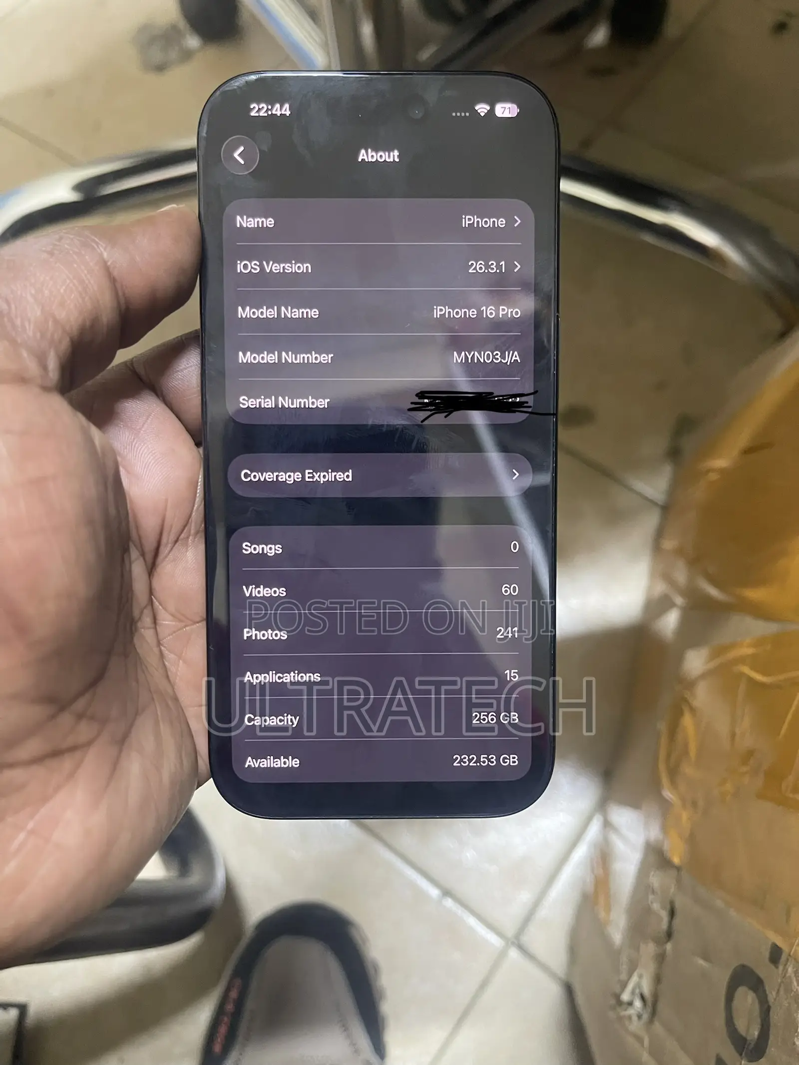 Apple iPhone 16 Pro 256 GB Black