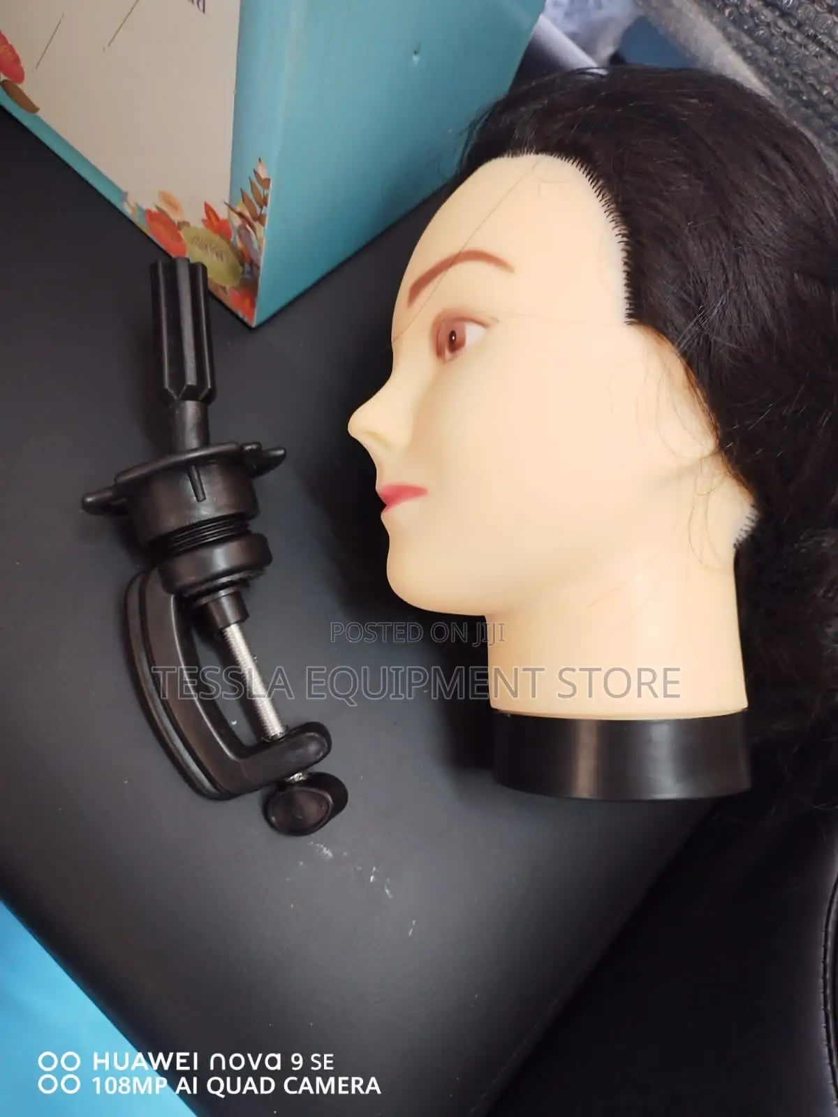 Dummy Head Doll With Hair, Hairdressing Training Doll Model