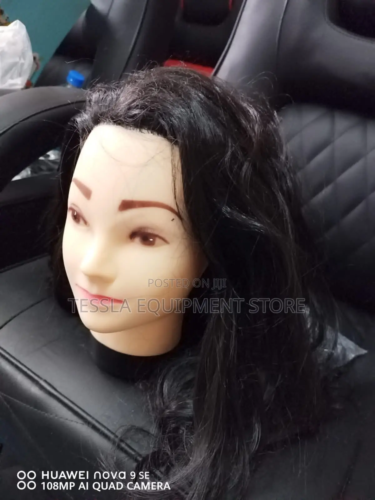 Dummy Head Doll With Hair, Hairdressing Training Doll Model