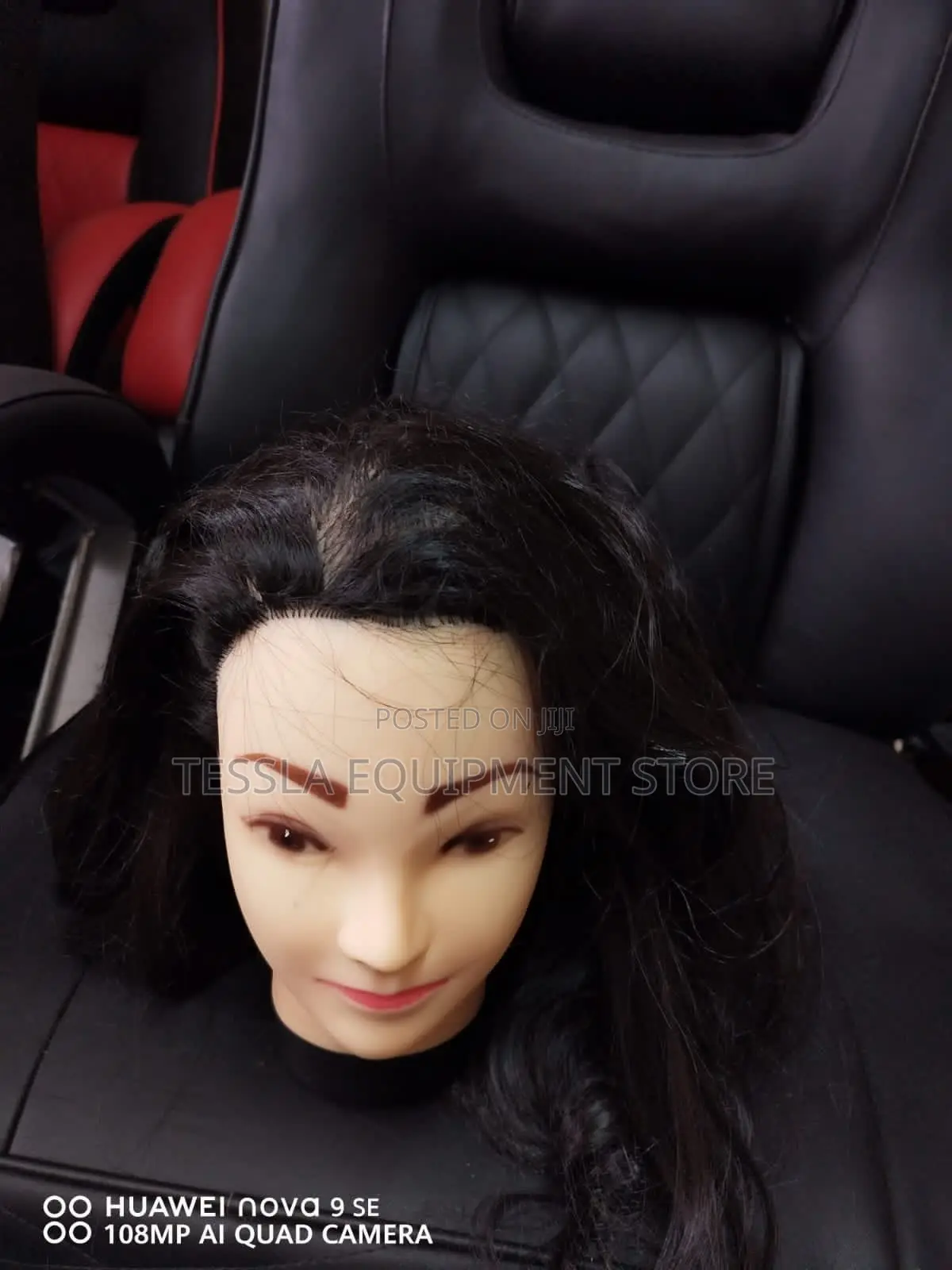Dummy Head Doll With Hair, Hairdressing Training Doll Model
