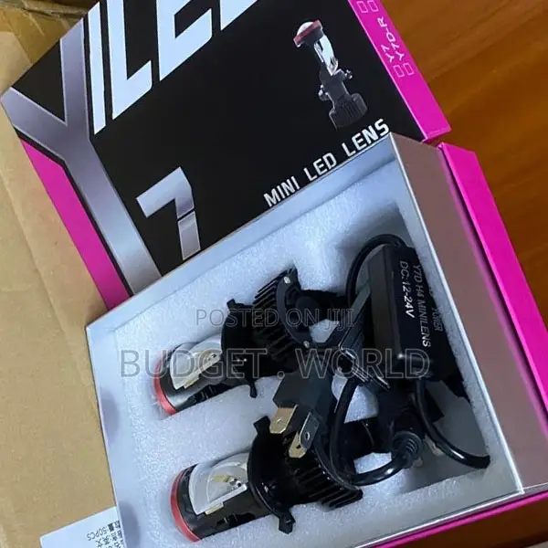 H4 Y7 LED Headlight Bulb – Projector Beam Replacement for Cars
