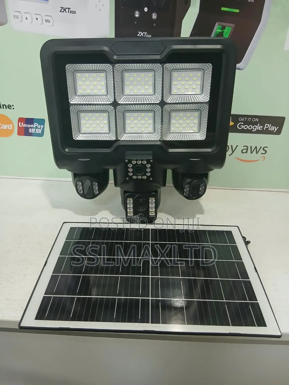 4lens Solar Camera With Street Light