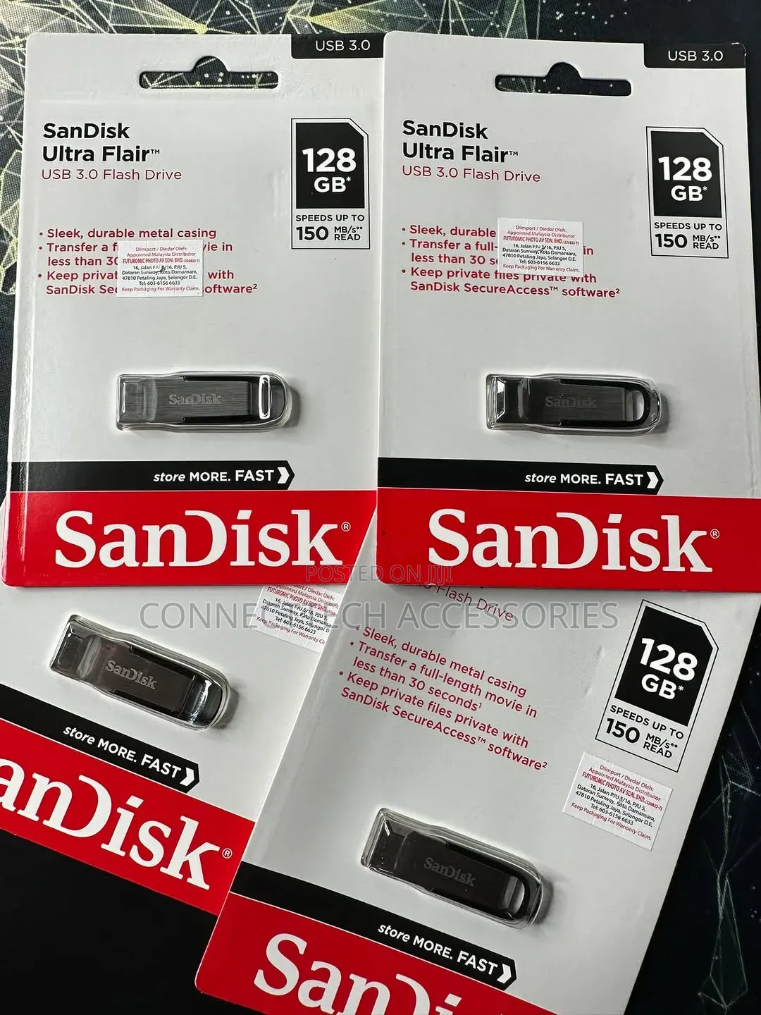 SanDisk Ultra Flair USB 3.0 Flash Drive - 128GB