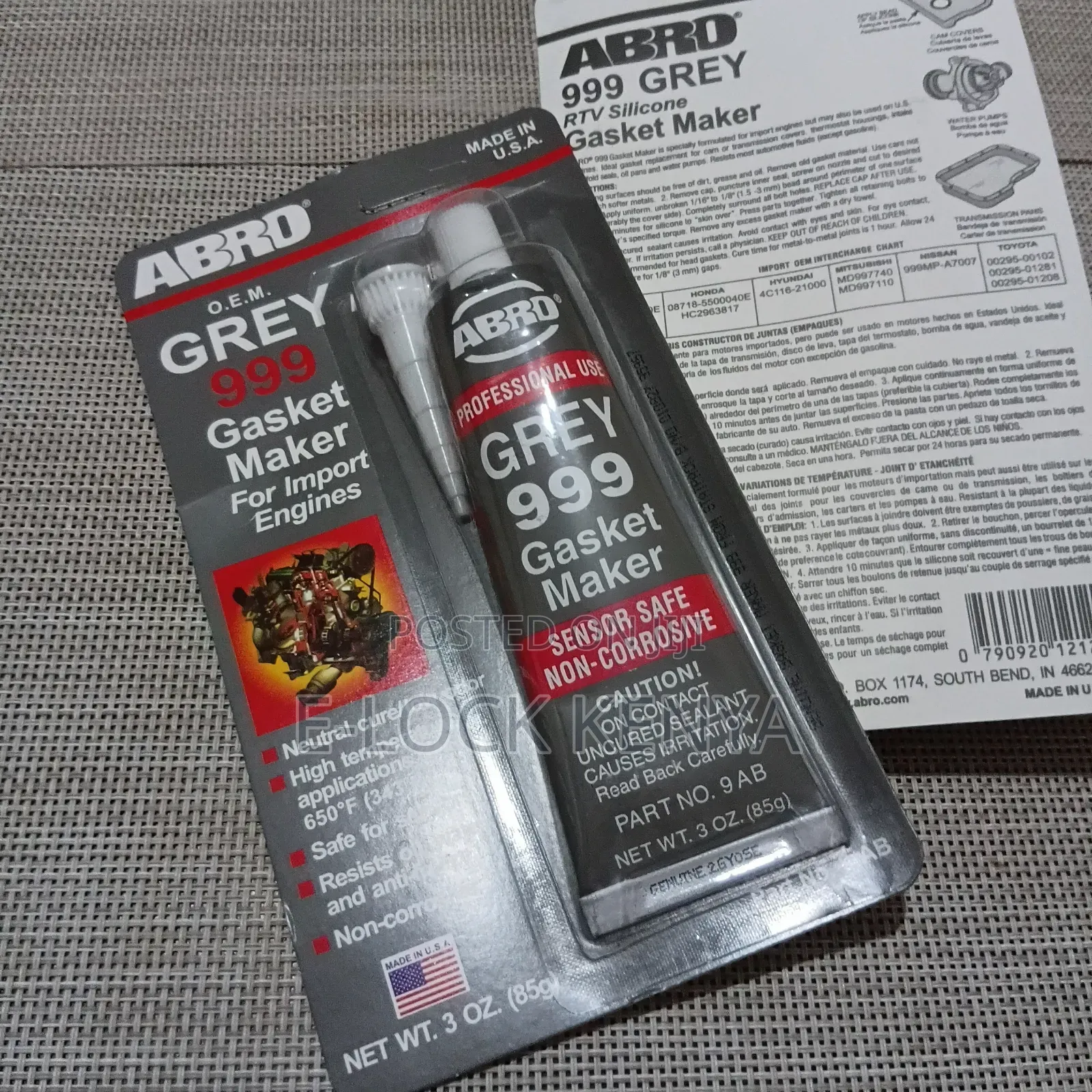 Made in USA 999 Gasket Maker
