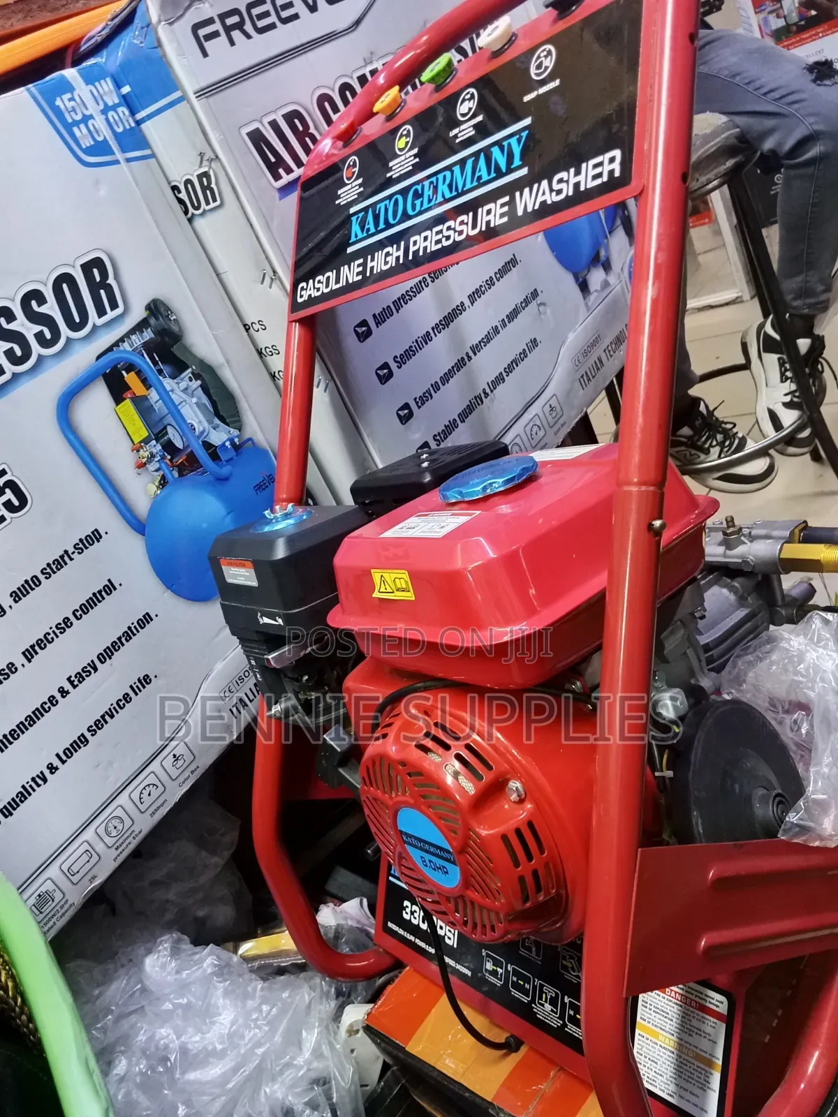 3300psi Kato Germany Gasoline Carwash Machine