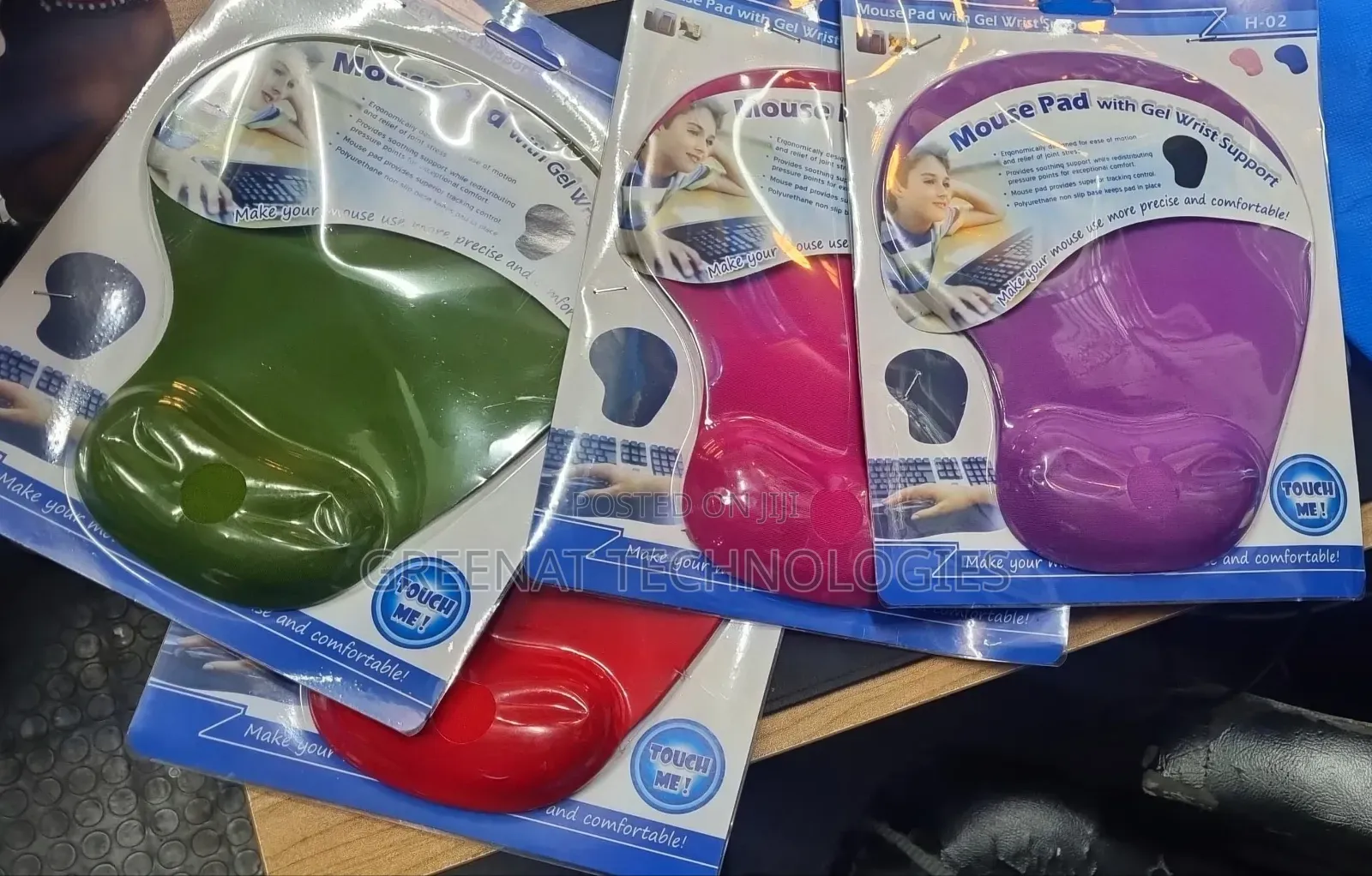 Mousepad With Gel Wrist Support Ergonomic Comfort Mouse Pad