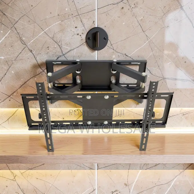 Economy Price 40-70Kg 32"-85" Double Arm Tilting Swivel TV Wall Mounts