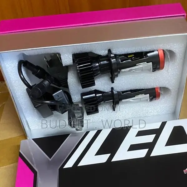 . H4 Y7 LED Headlight Bulb – Modern Projector Beam Auto Light