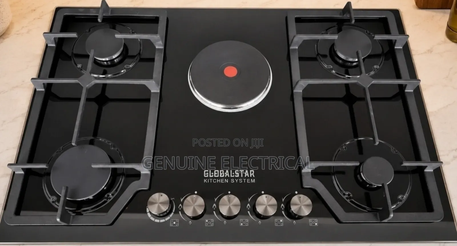 Globalstar GS-5G23 Gas Stove( 4+1) Hob Inbuilt Cooker