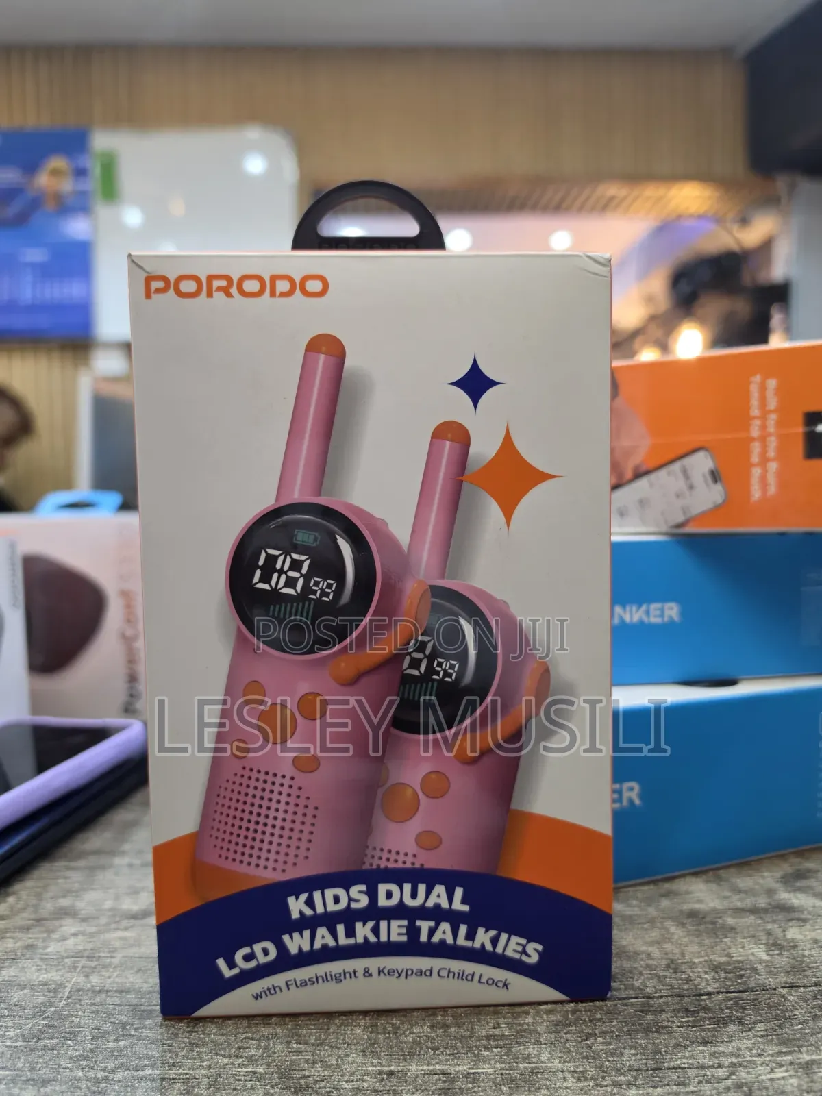 Porodo Kids Dual LCD Walkie Talkie