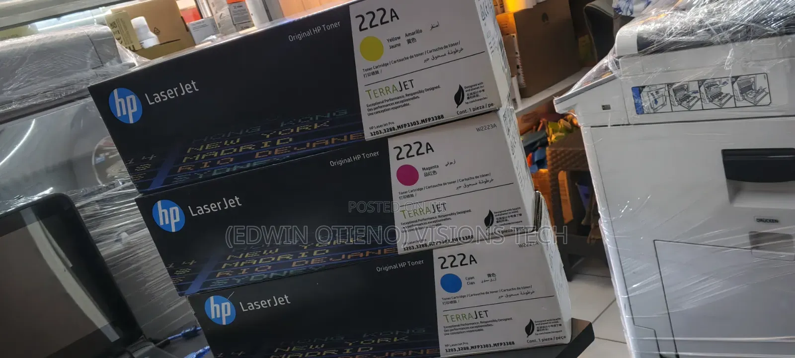 HP W2222A - 222A Yellow Toner