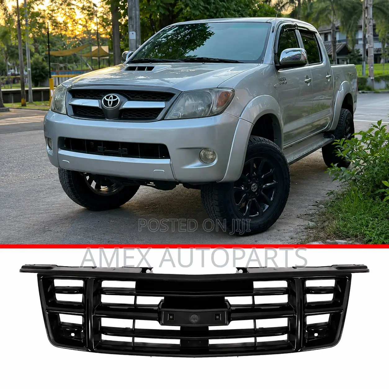 Grille Isuzu DMax 2007 Onwards Black