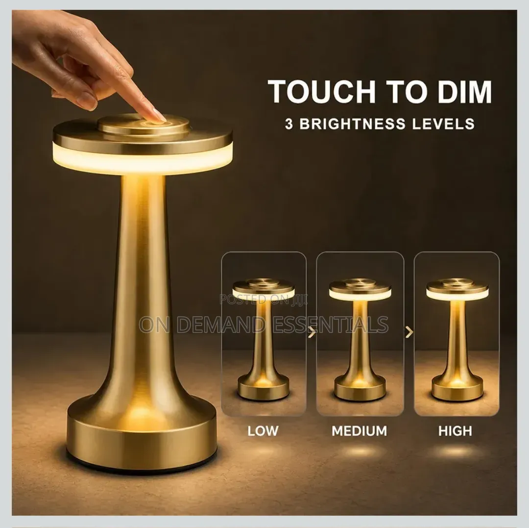Rose Diamond Dumbbell Shape Lamp