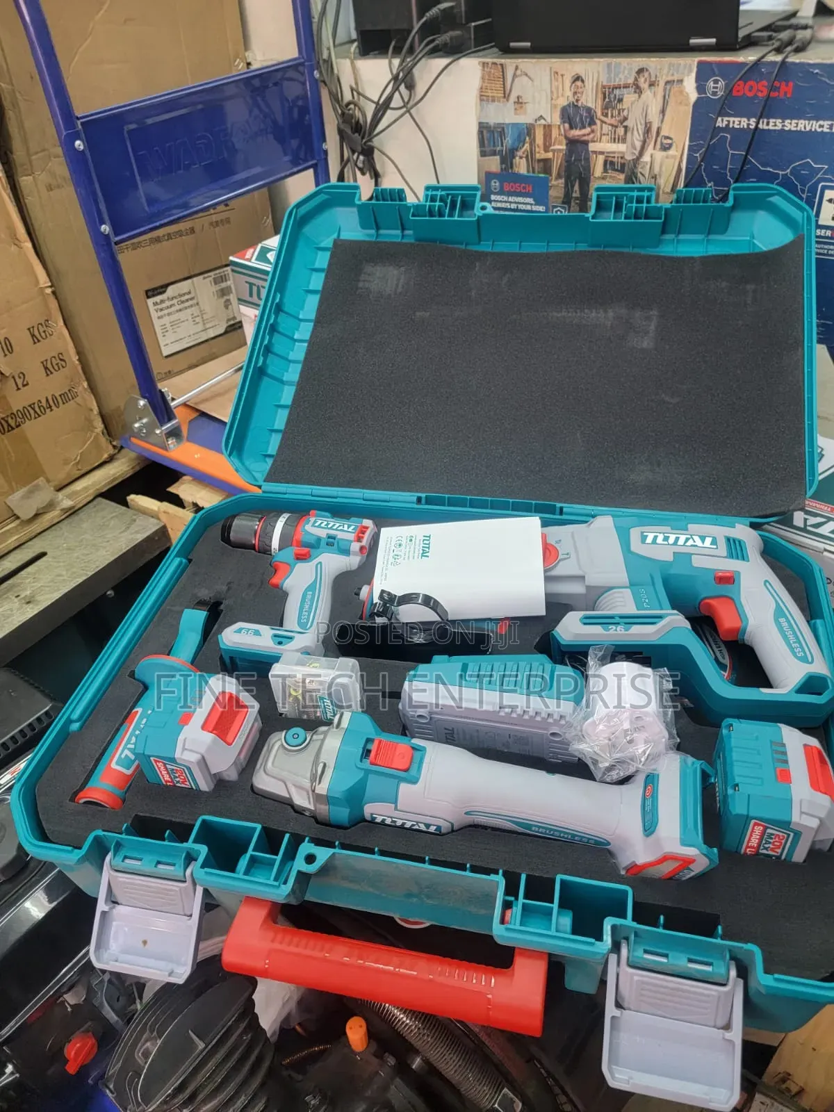 Total Cordless Tool Set 3in1