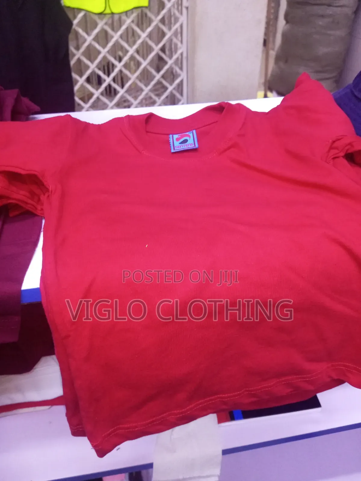 Plain Red Kids Shirts in Wholesale and Single Orders