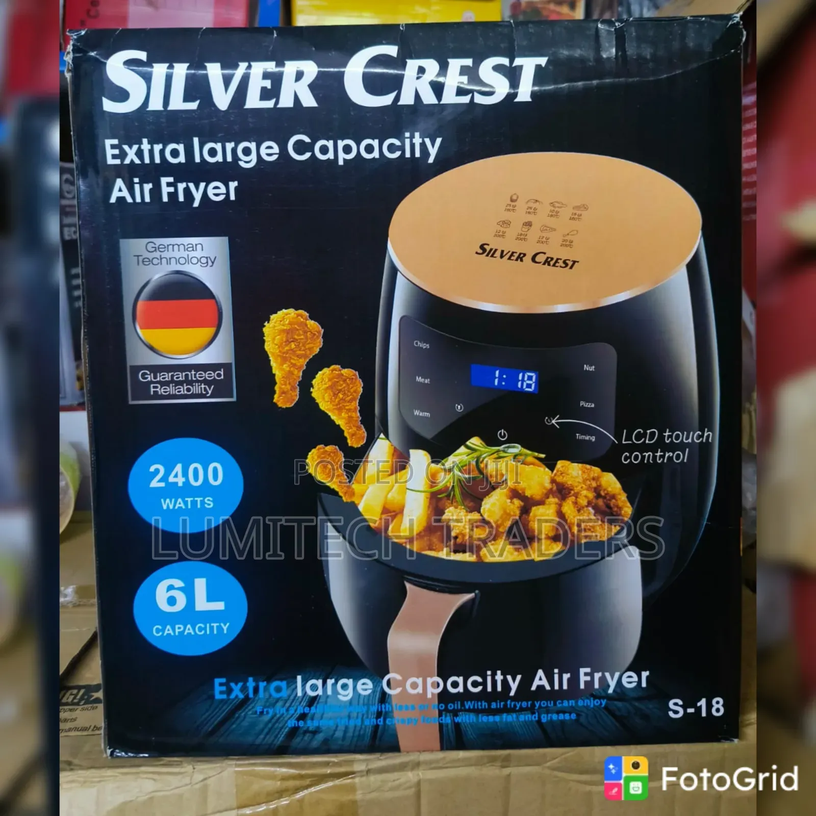 Silver Crest Air Fryer 6 Litres