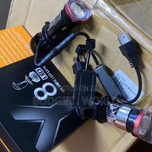 Y8 H4 LED Headlight Bulbs – 30,000LM Mini Projector Lights