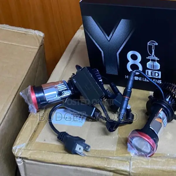 Y8 H4 LED Projector Headlight Bulbs – 30,000LM White Light