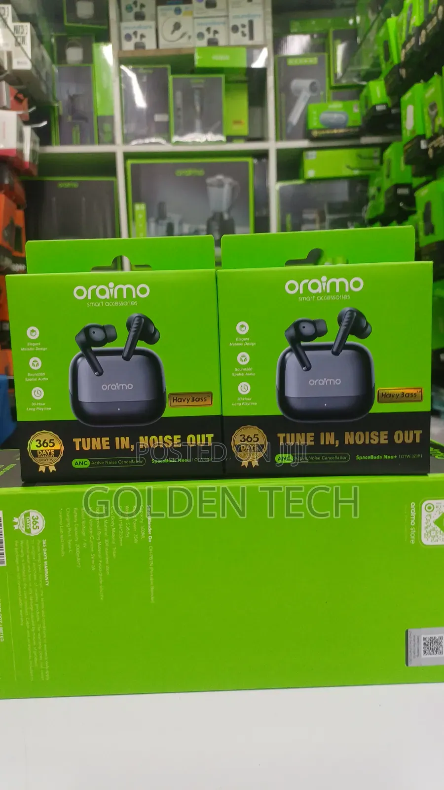 Oraimo SpaceBuds Neo Plus ANC 30hrs Playtime