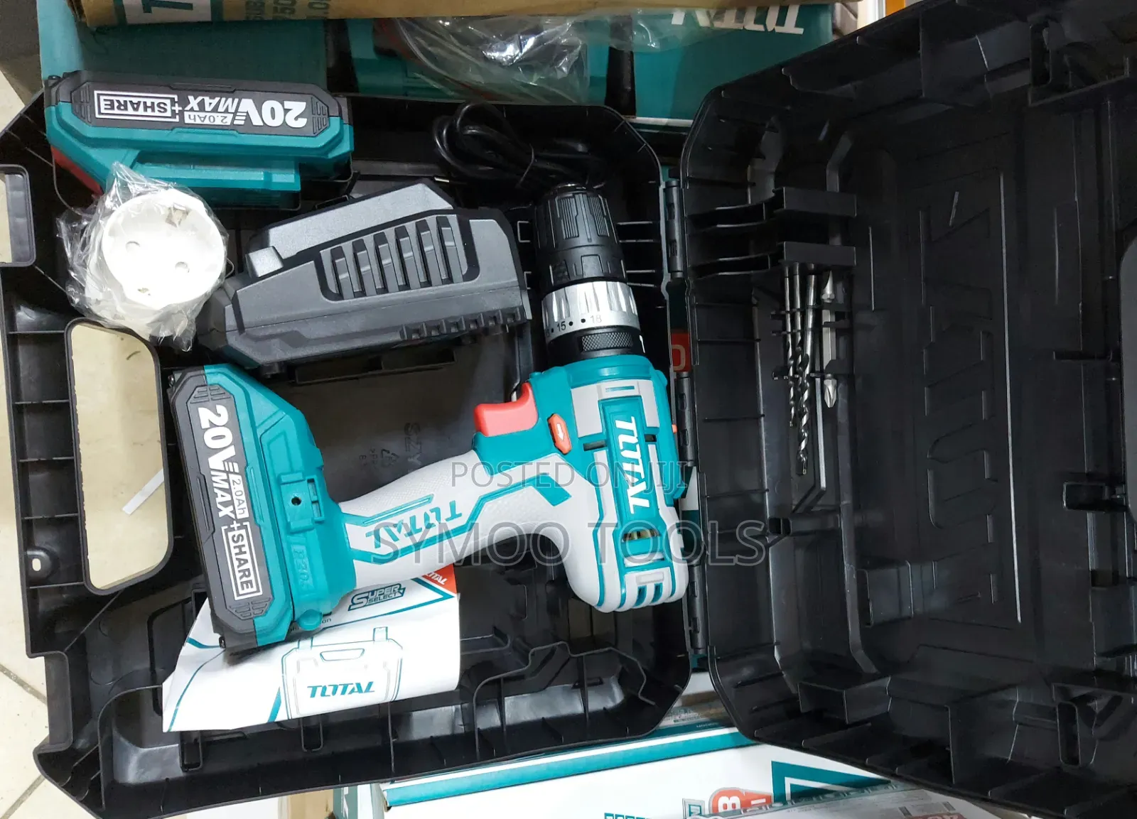 Battery Used TOTAL Cordless Drill