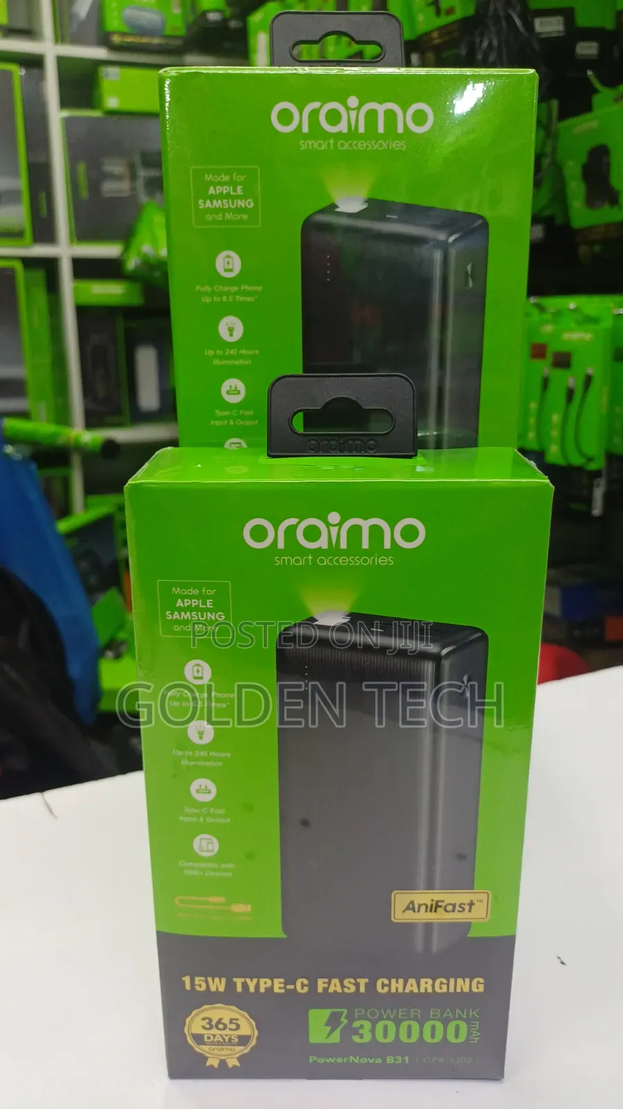 Oraimo PowerNova B31 30000mAh 15W Power Bank