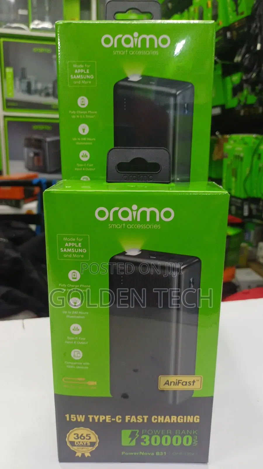 Oraimo PowerNova B31 30000mAh 15W Power Bank