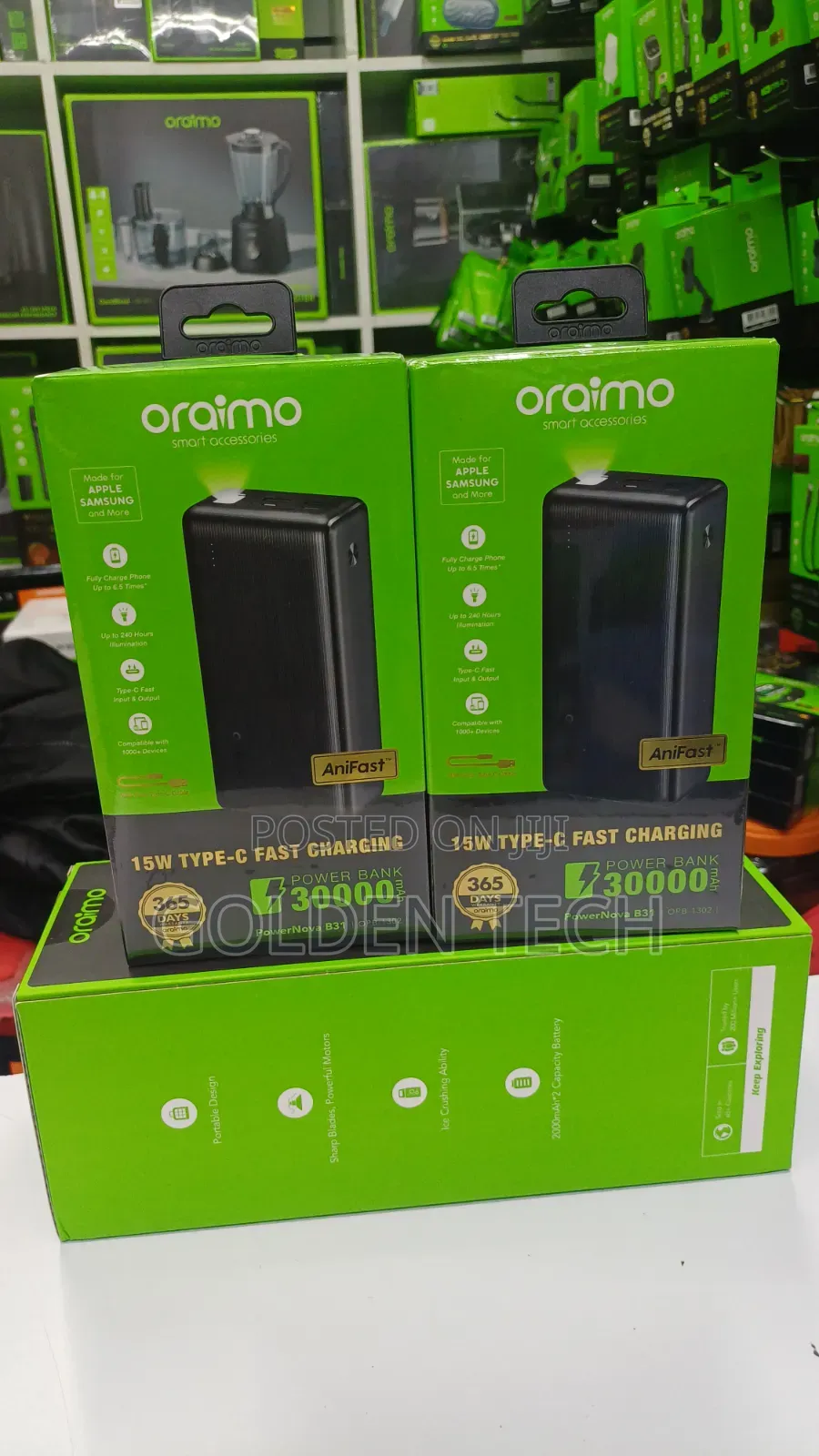 Oraimo PowerNova B31 30000mAh Power Bank