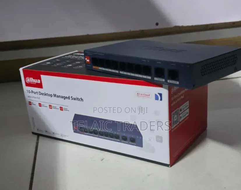 Dahua 10 PoE Switch DH-CS4010-8ET2GT-60 Desktop Switch