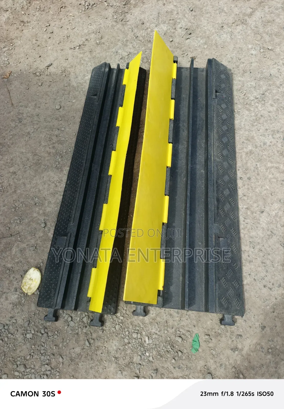 2-Channel Rubber Cable Protector Light Duty