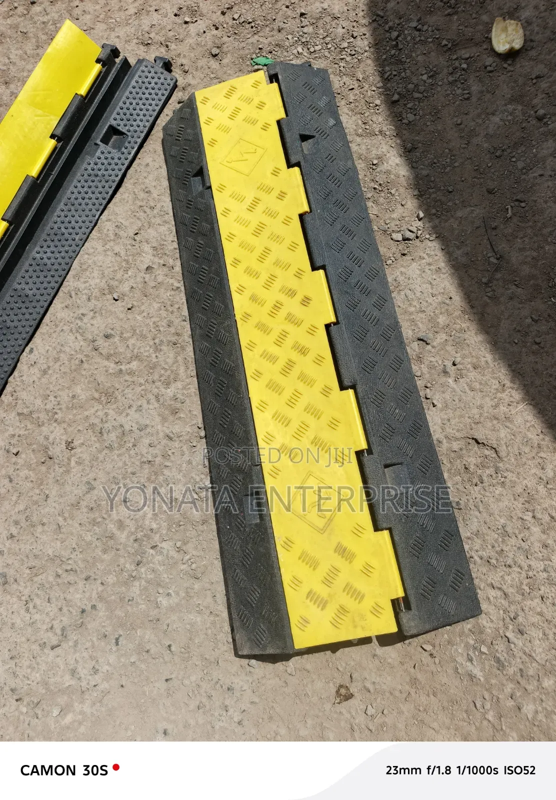 2-Channel Rubber Cable Protector Light Duty
